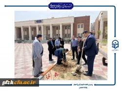  آیین کاشت نهال در دانشگاه فرهنگیان حضرت فاطمه الزهرا(س) اهواز