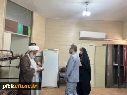 مجید حمدانی ریاست دانشگاه فرهنگیان از خوابگاه ها و سراهای دانشجویی و ساختمان آموزشی دکتر حسابی دانشگاه فرهنگیان فاطمه الزهرا (س) اهواز بازدید کردند.