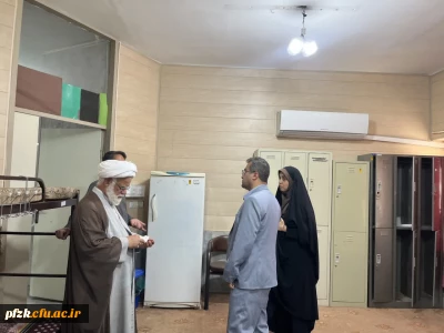 مجید حمدانی ریاست دانشگاه فرهنگیان از خوابگاه ها و سراهای دانشجویی و ساختمان آموزشی دکتر حسابی دانشگاه فرهنگیان فاطمه الزهرا (س) اهواز بازدید کردند.