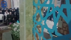 مراسم چهلمین روز تدفین شهید گمنام در پردیس حضرت فاطمه الزهرا(س) اهواز